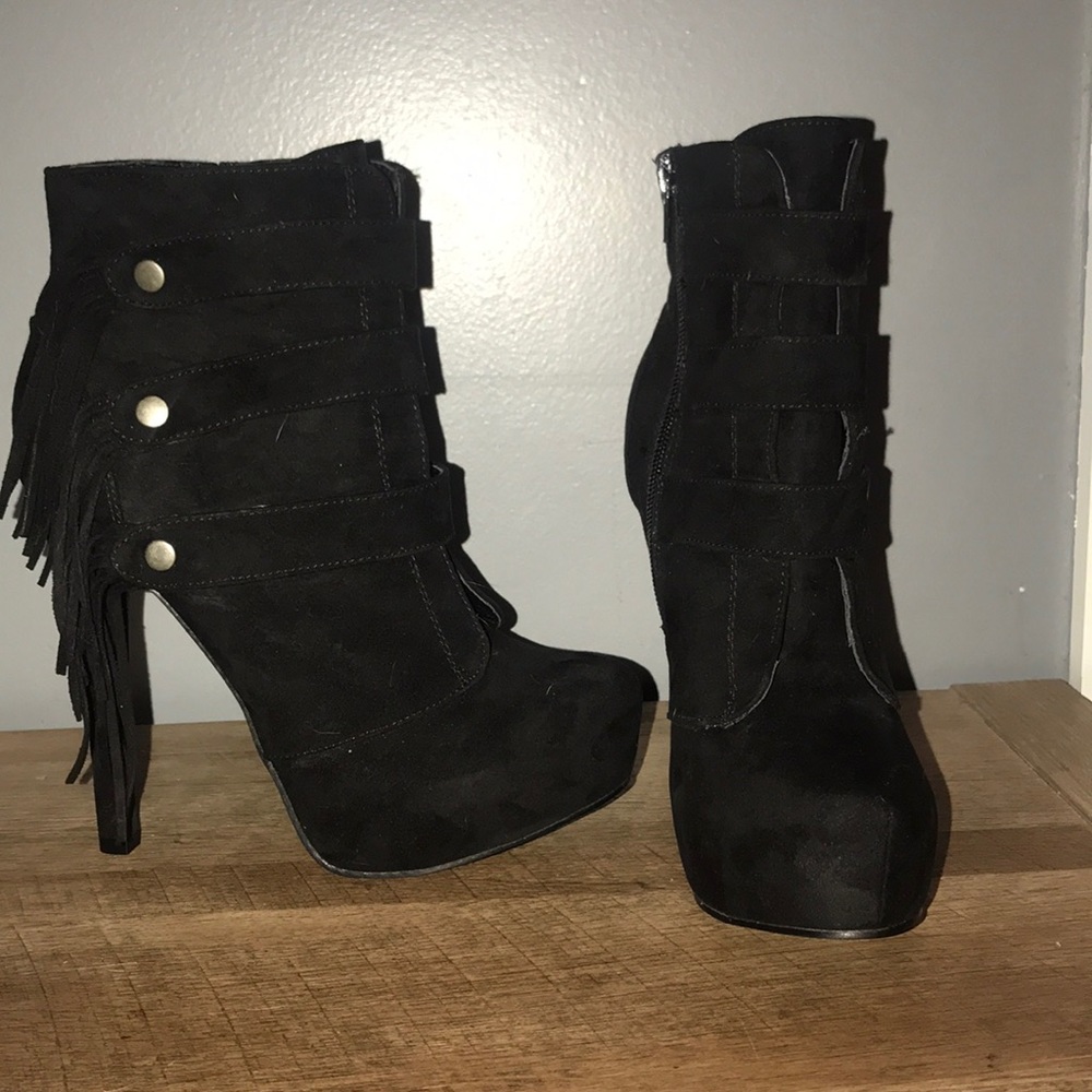 Black Platform Heels - image 1